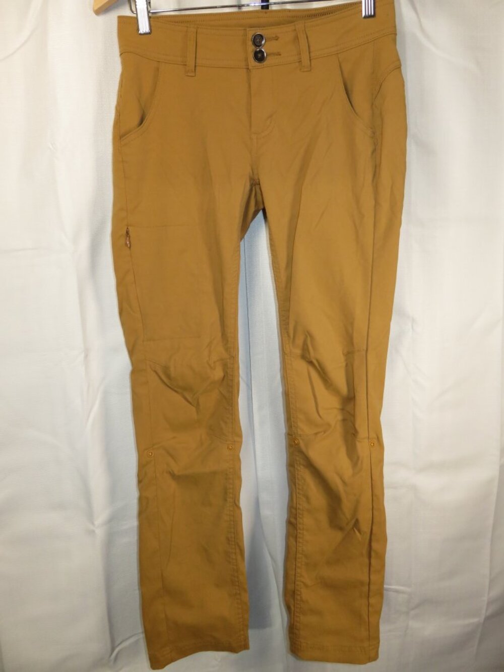 Prana Brown Straight Leg Hiking Outdoor Pants Style W4119RG23 Women's Size 0
